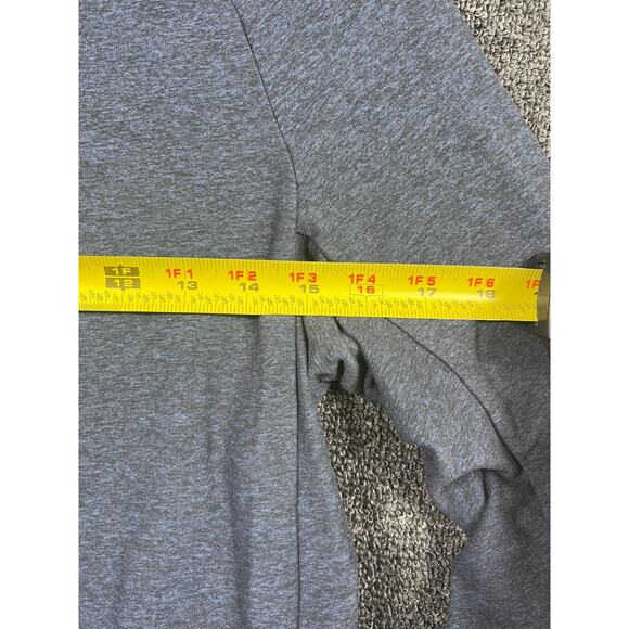 Lululemon Surge Warm 1/2 Zip Pullover Mens Size M Gray M3DBVS Long Sleeves - Picture 6 of 6